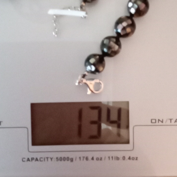 DALLAS PRINCE BLACK MOTHER OF PEARL TILE NECKLACE - Picture 10 of 10